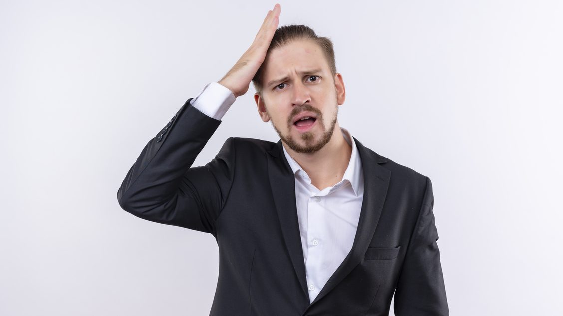 B2B business guy confused